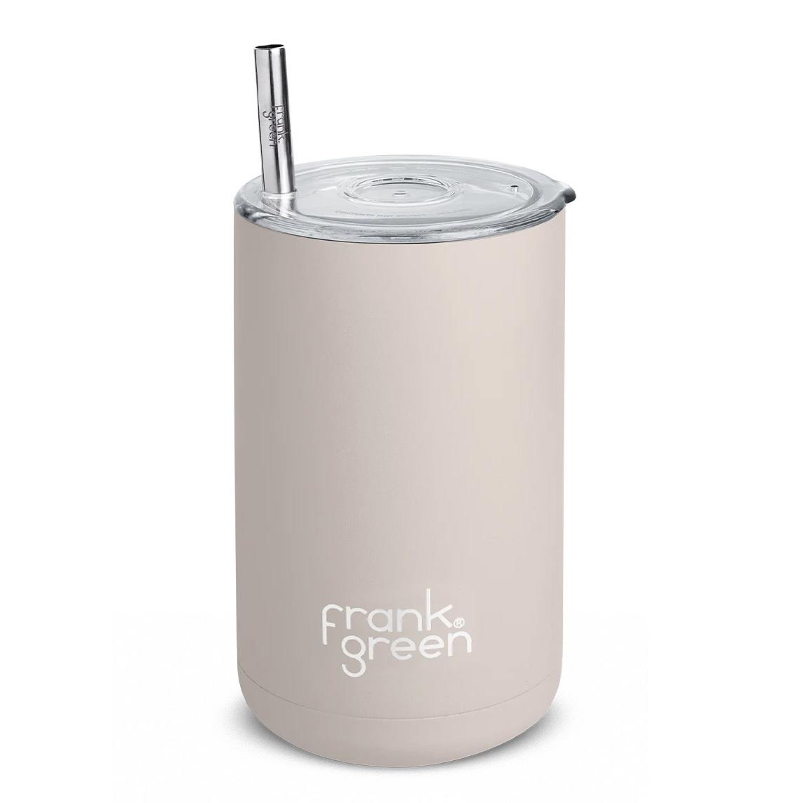 frank green Iced Coffee Cup with Straw Moon Dust